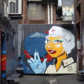 Street Art, Croft Alley Melbourne. Photo by Kerrin O'Sullivan